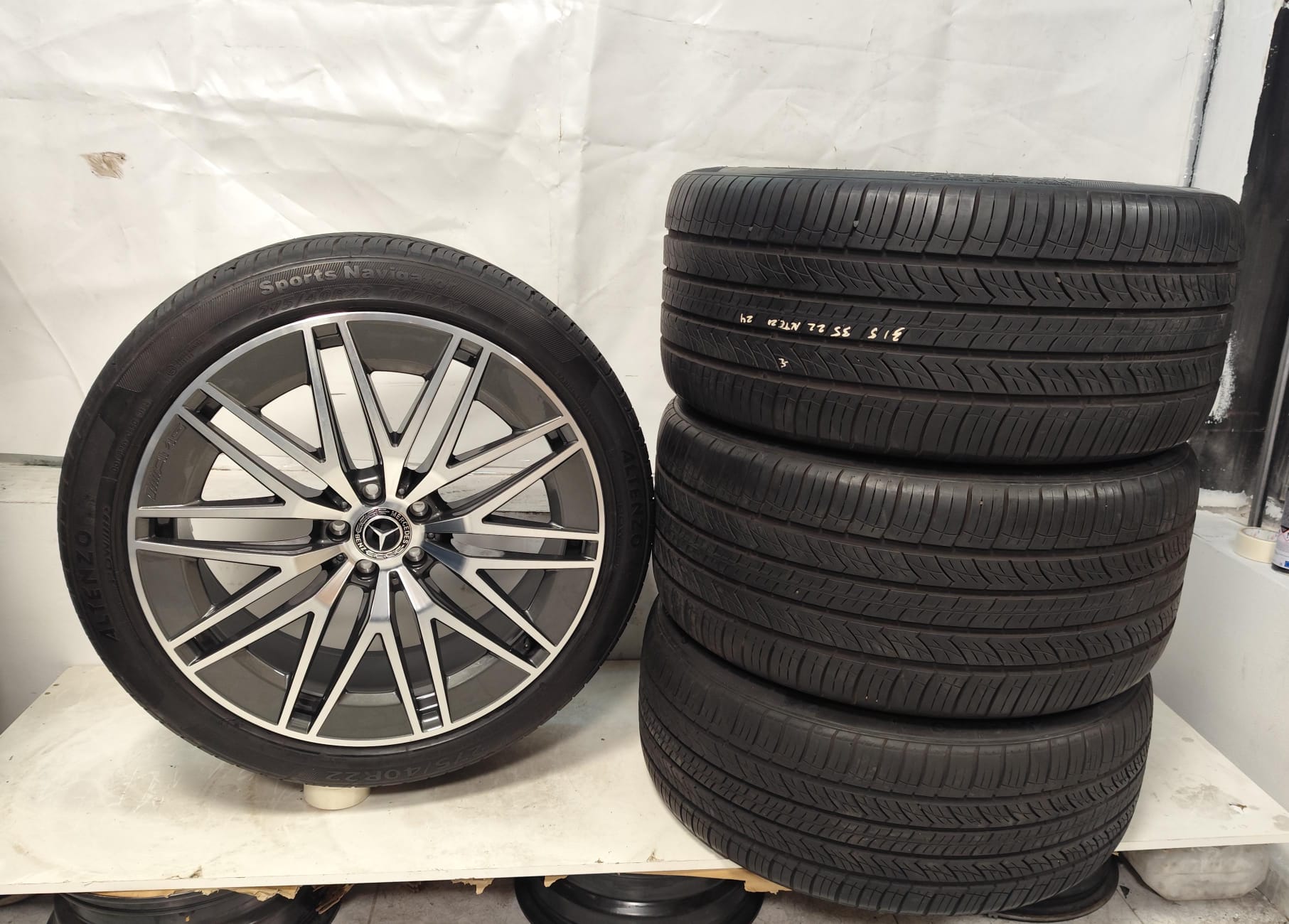 ✅Juego llantas Originales para Mercedes GLE W167 AMG 22 Pulgadas 5x112 - Imagen 14
