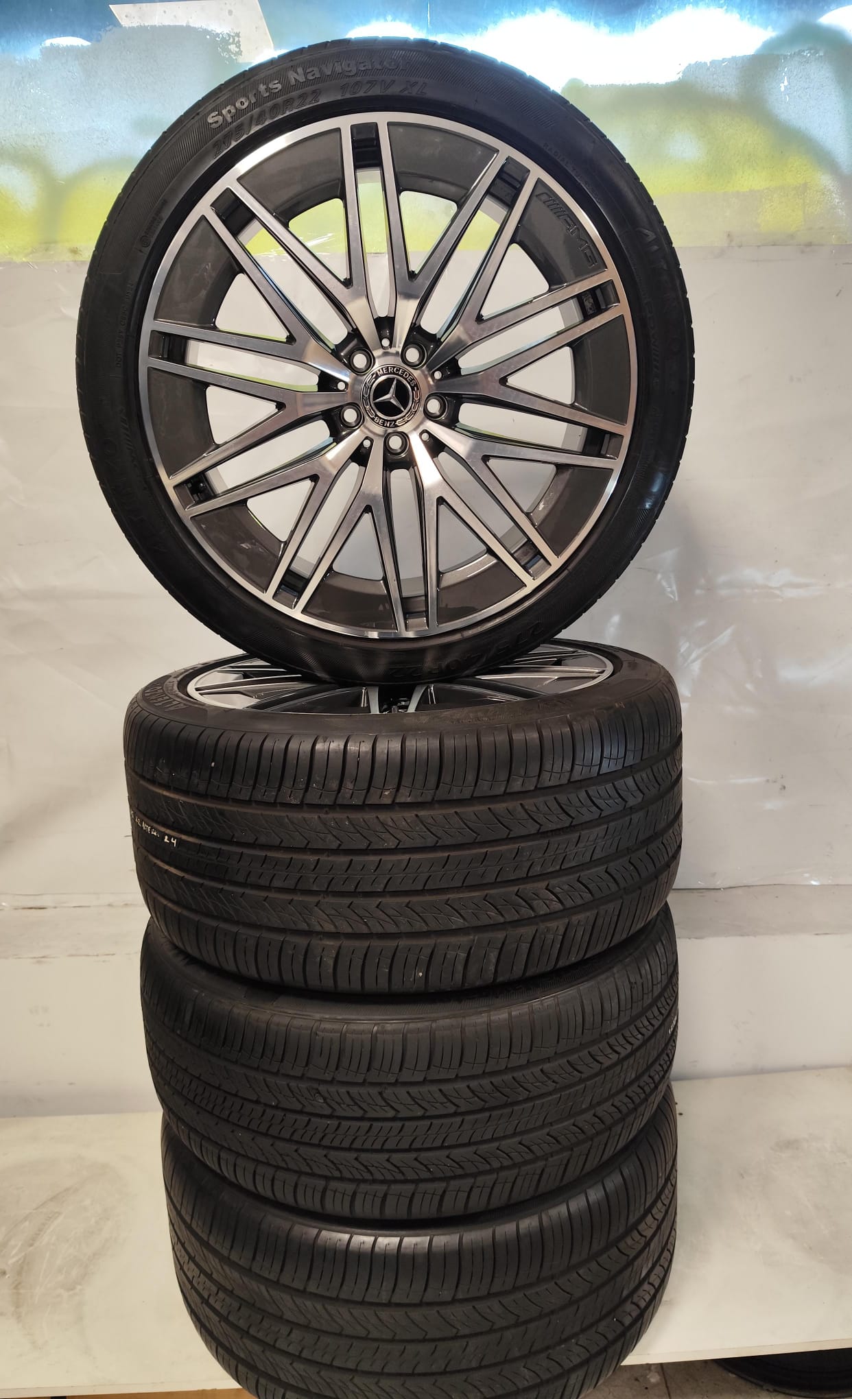 ✅Juego llantas Originales para Mercedes GLE W167 AMG 22 Pulgadas 5x112 - Imagen 7